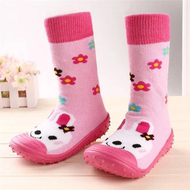 Beautiful Baby Boys Girl Socks Anti-Slip Floor boot kids shoes