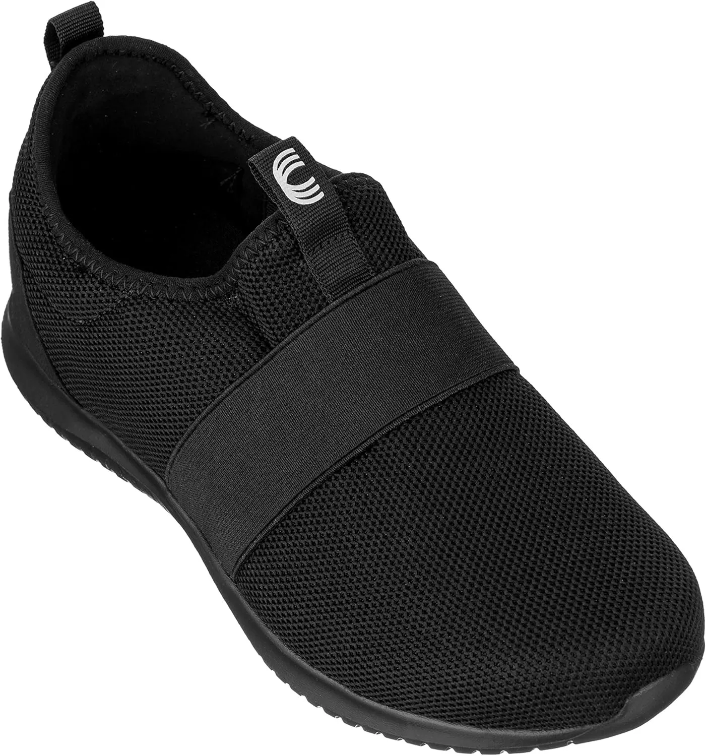 CALTO Men's Invisible Height Increasing Elevator Shoes - Black Ultra Feather Lightweight Sporty Sneakers - 2.1 Inches Taller - Q120 - Size 10 D(M) US