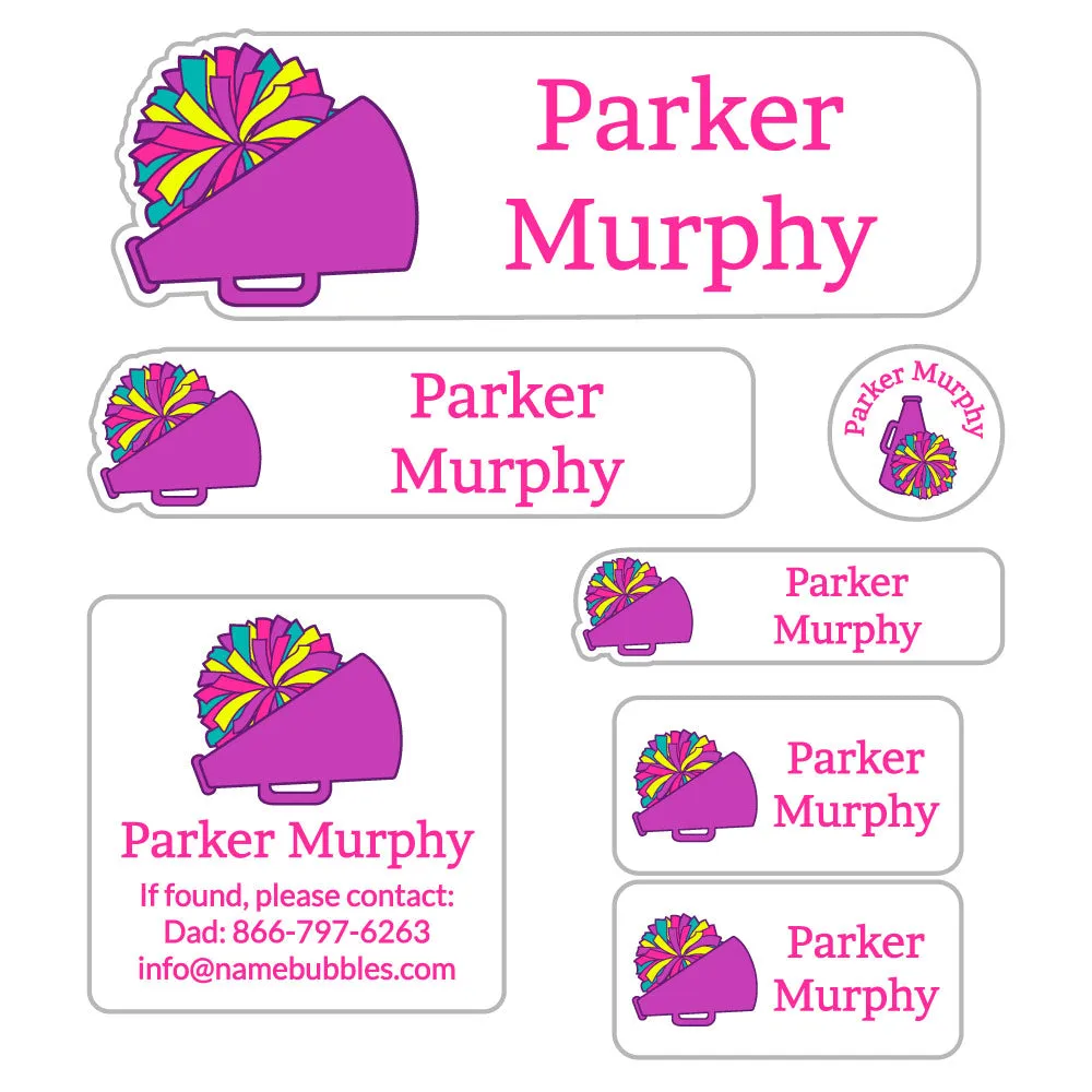 Cheer School Labels Pack