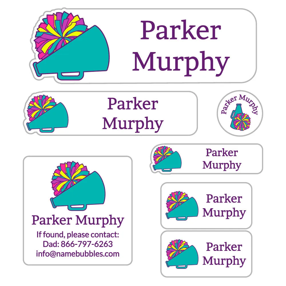 Cheer School Labels Pack