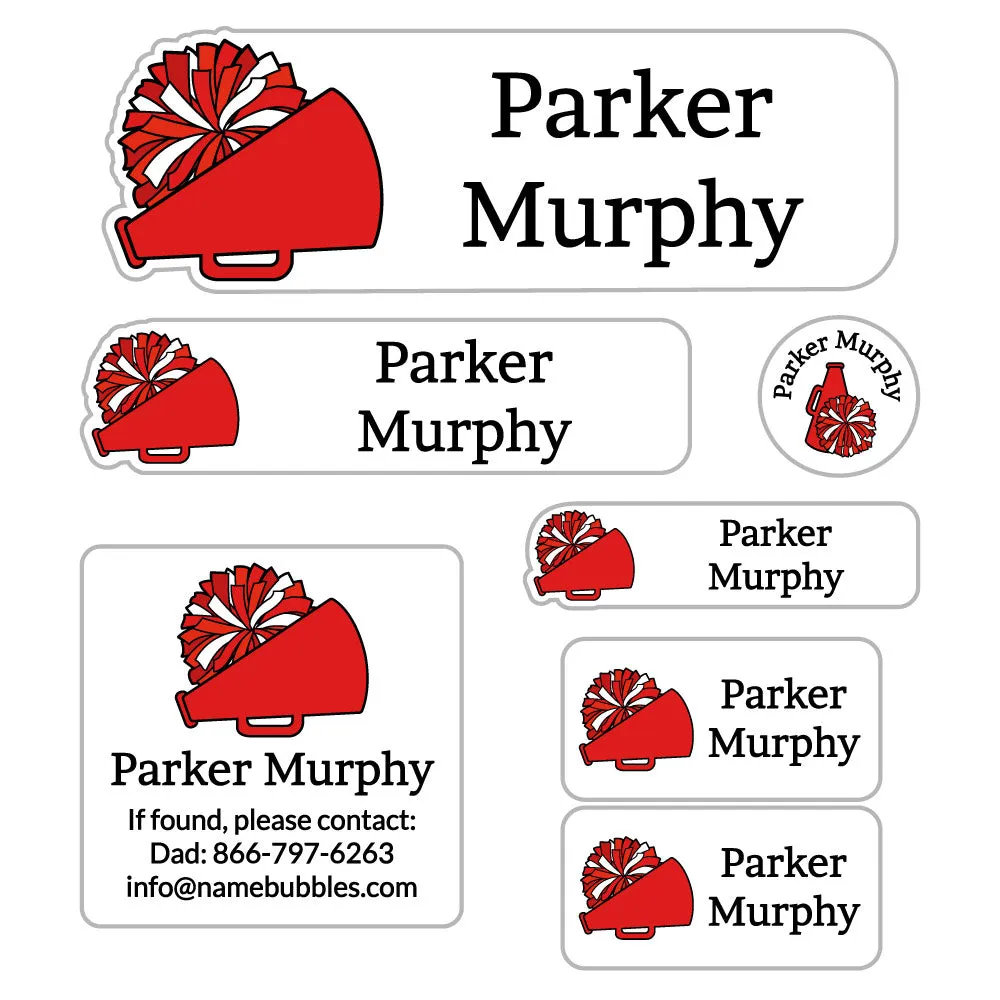 Cheer School Labels Pack