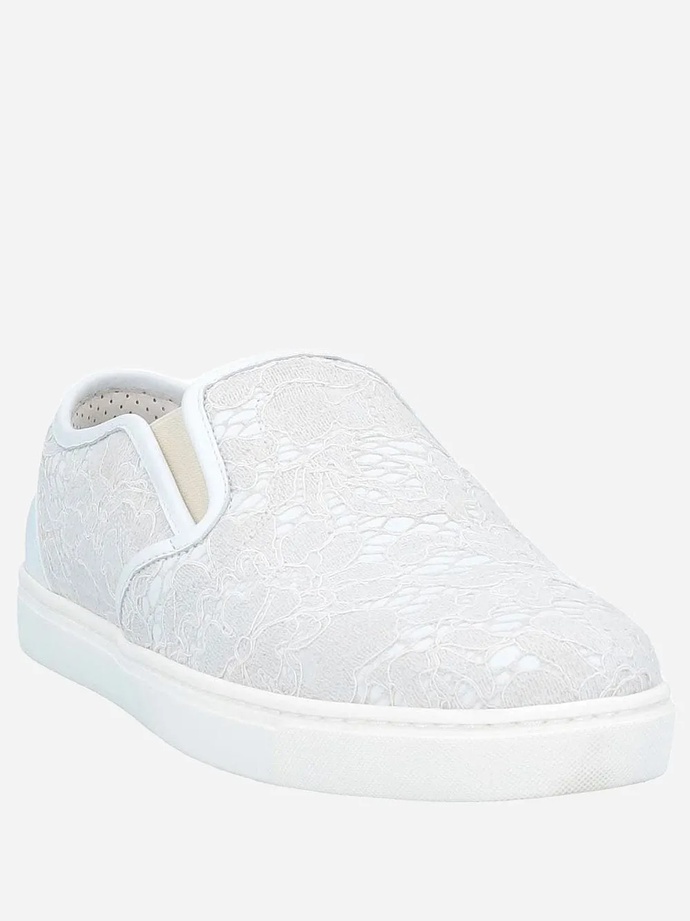 Dolce & Gabbana Lace Slip-On Sneakers