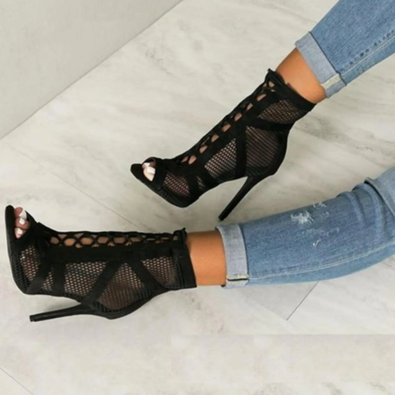 for Women 2025 High Heel Stiletto Clear Sandal Heels Exotic Platform Dancer Shoes