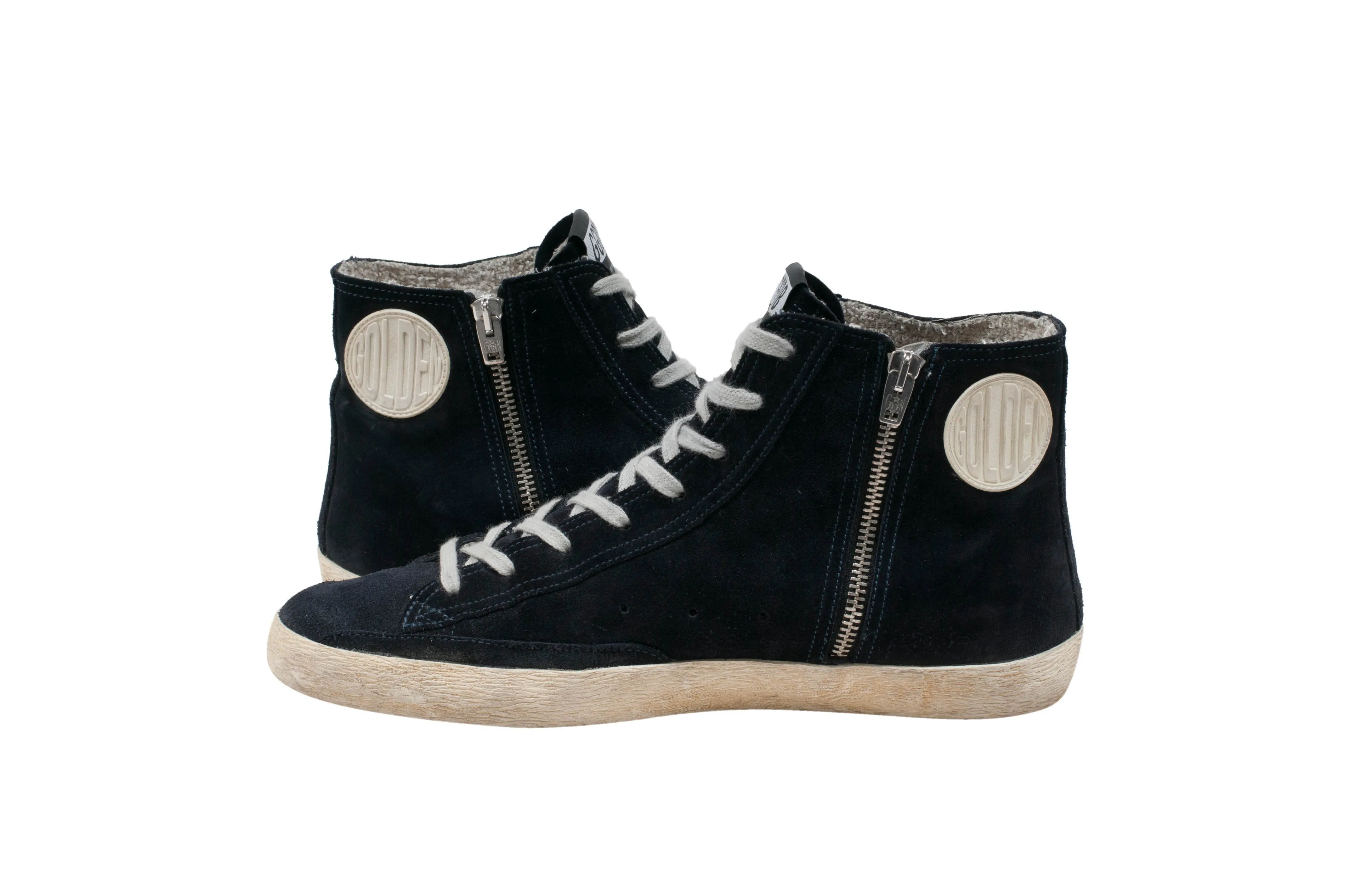 Francy Distressed High Top Sneakers