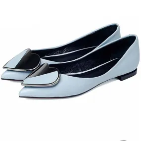 High-end Fashionable Flat Genuine Leather Comfortable Shoes