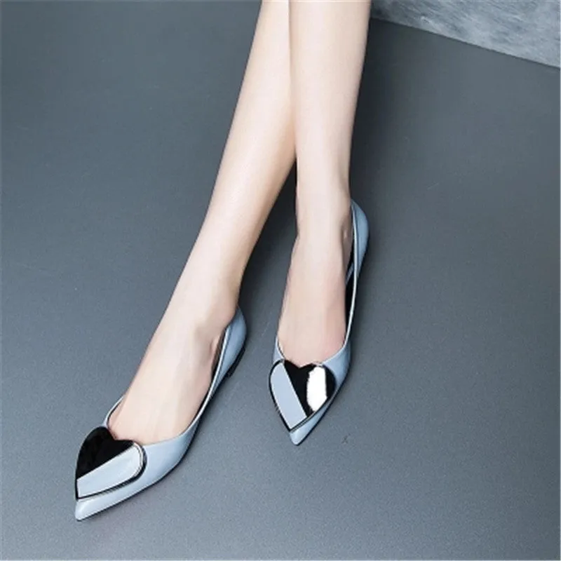 High-end Fashionable Flat Genuine Leather Comfortable Shoes