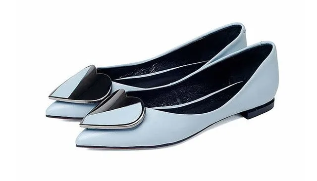 High-end Fashionable Flat Genuine Leather Comfortable Shoes
