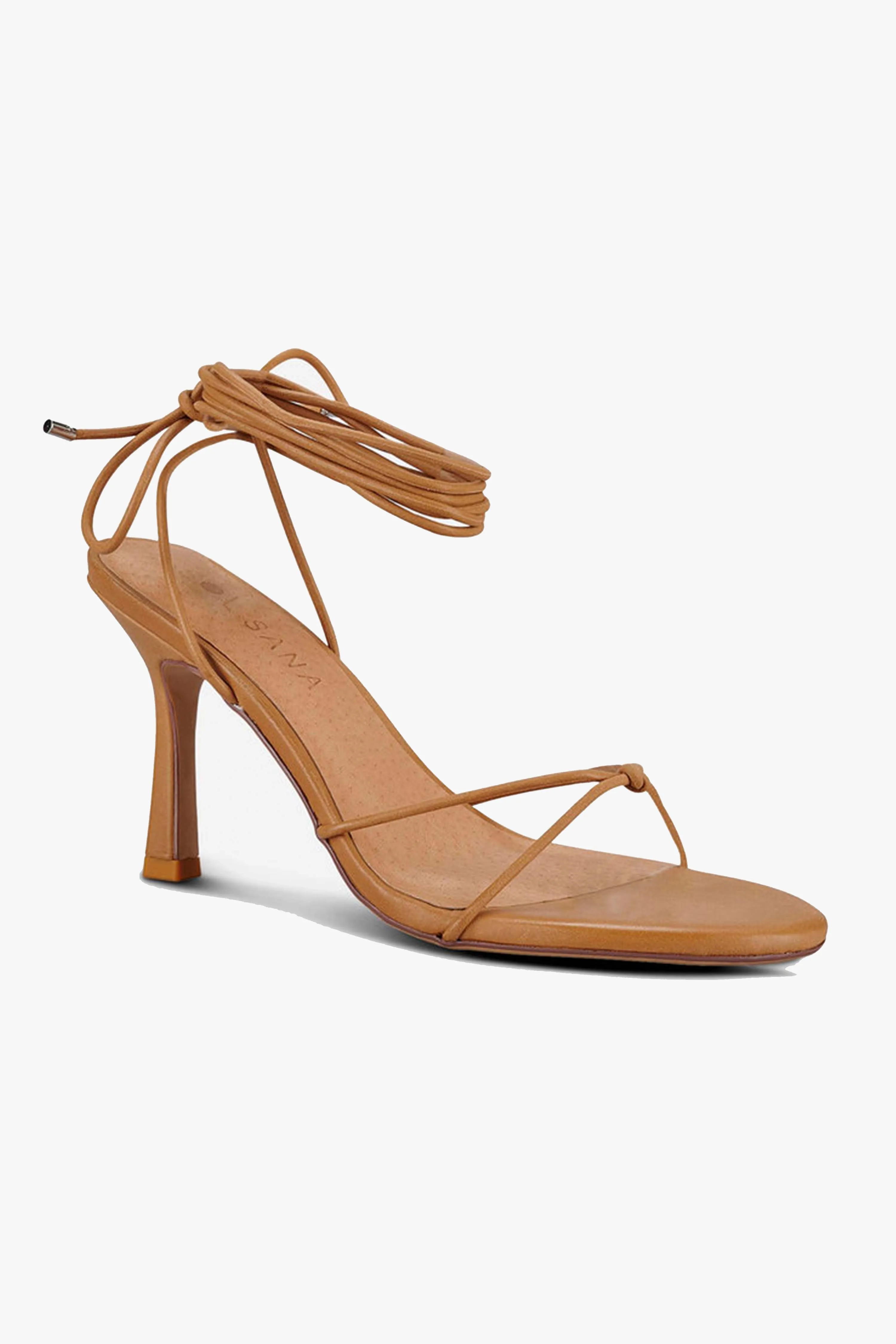Honey Tan Ankle Strap Heel