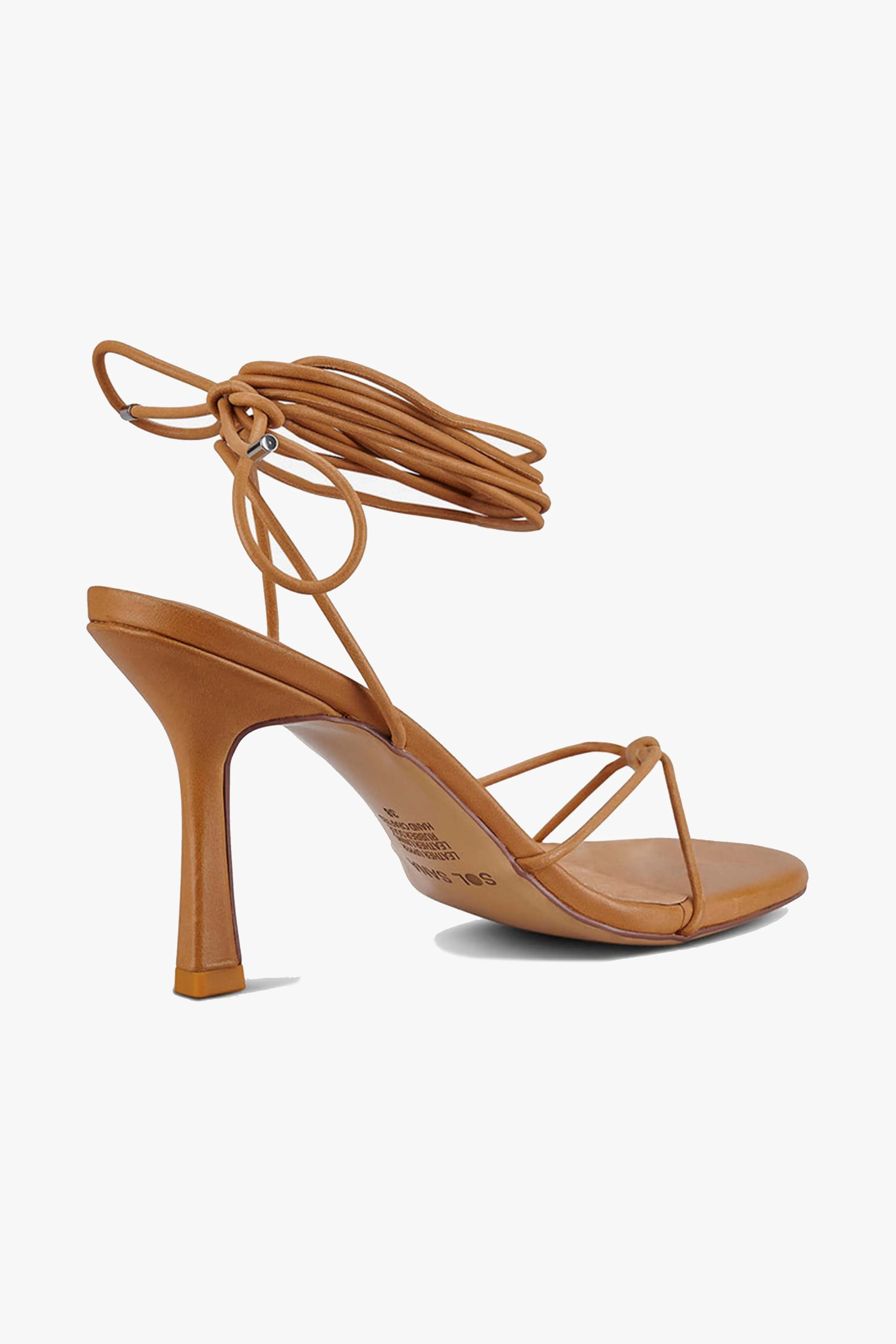 Honey Tan Ankle Strap Heel