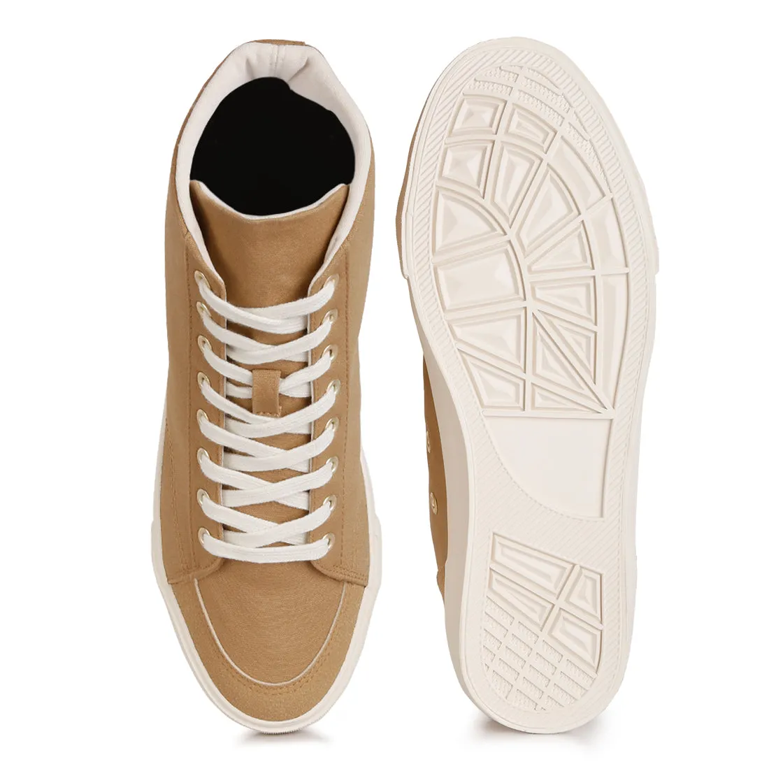 Men's Ankle Length Solid Sneakers