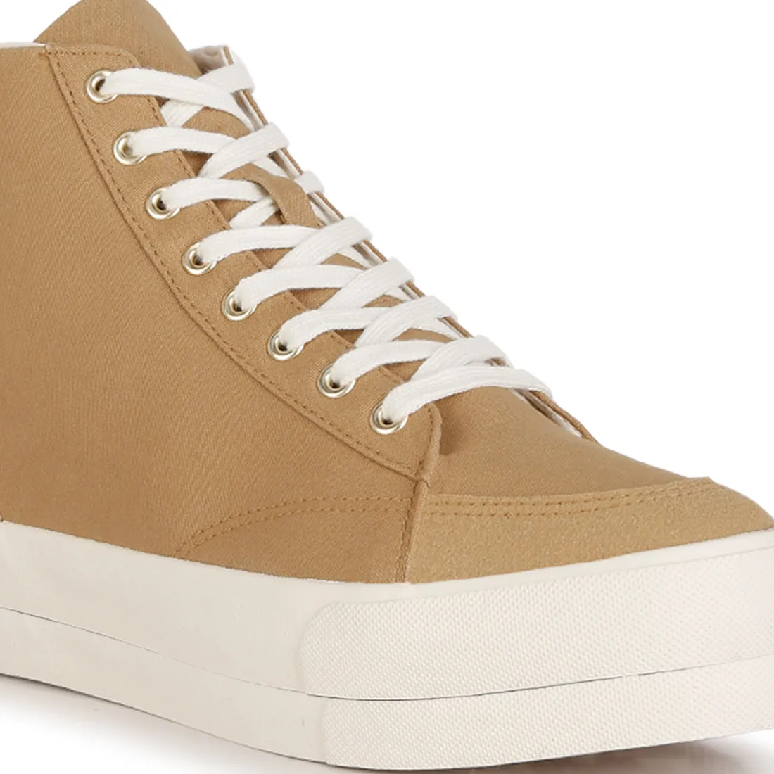 Men's Ankle Length Solid Sneakers