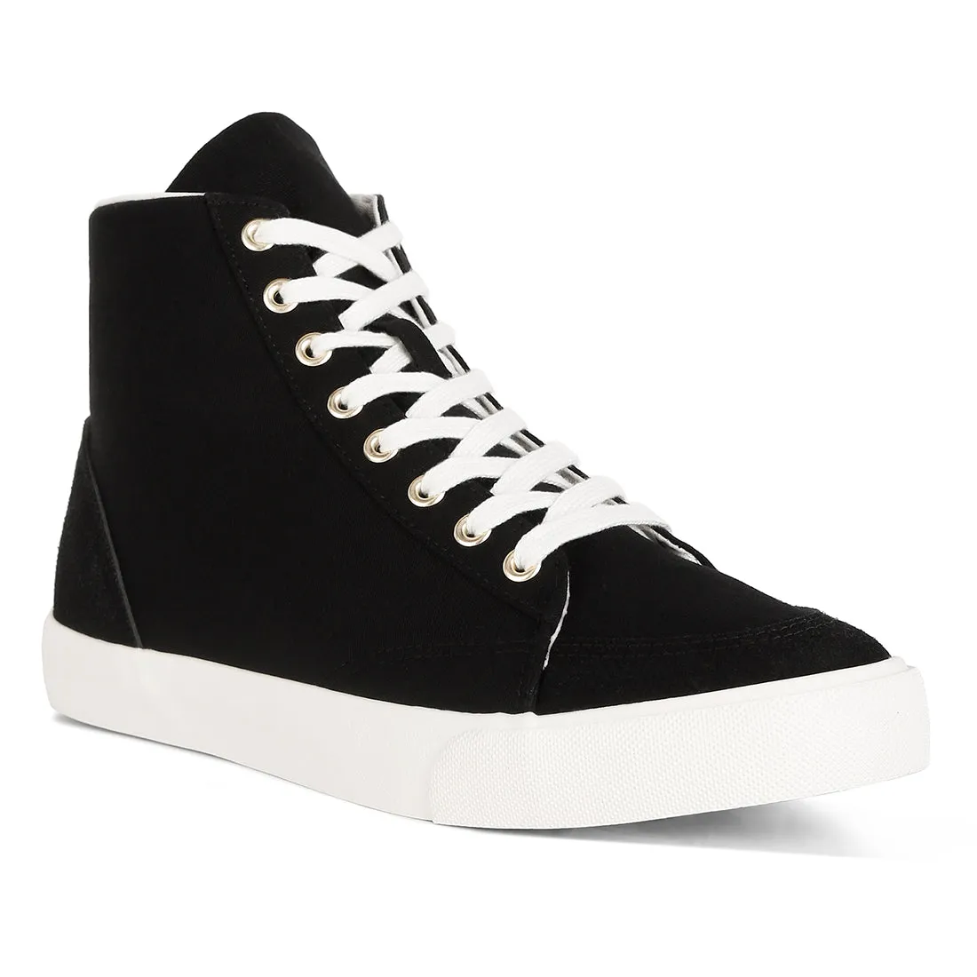 Men's Ankle Length Solid Sneakers