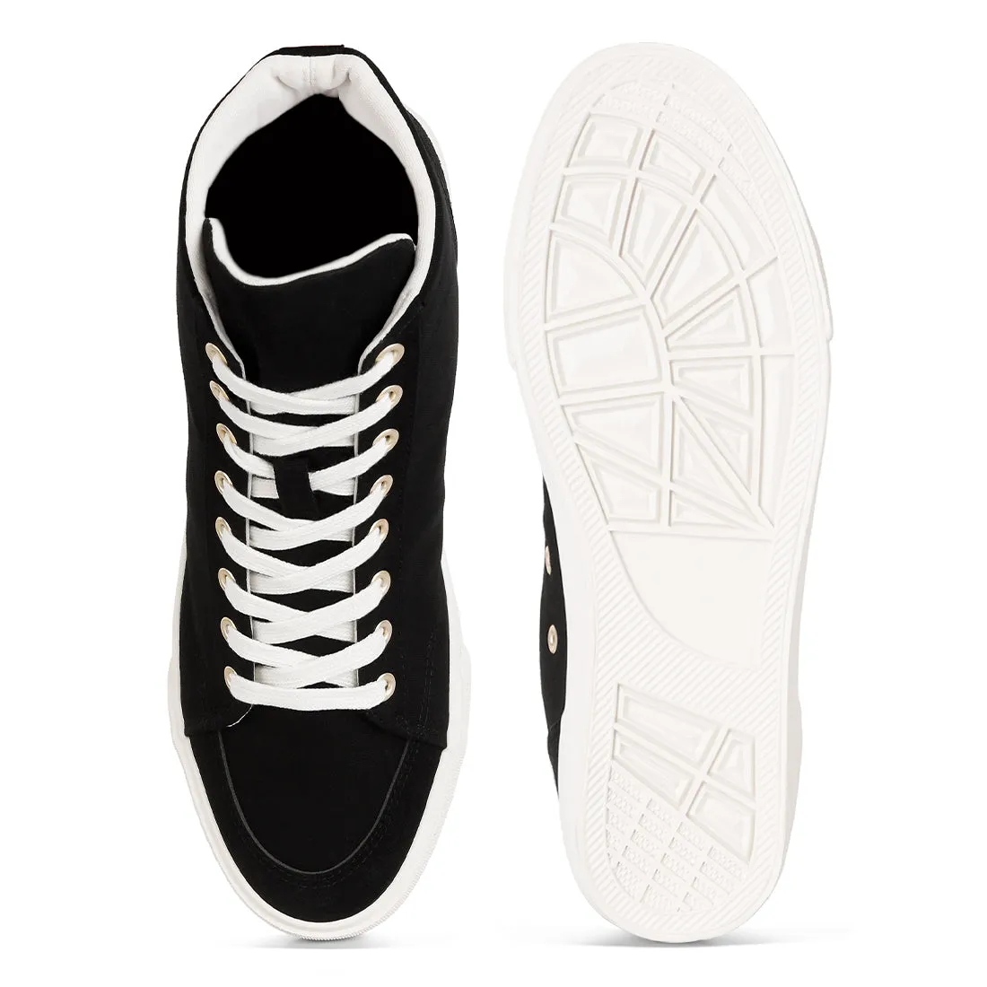 Men's Ankle Length Solid Sneakers