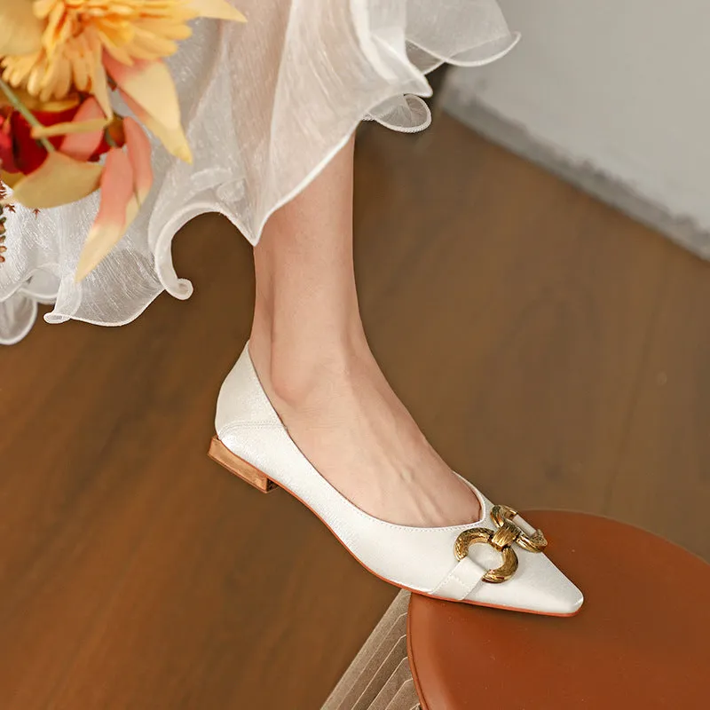 Nude Block Heels Closed Toe Chunky Heel Pumps Women's Comfortable Fashion Women's Shoes