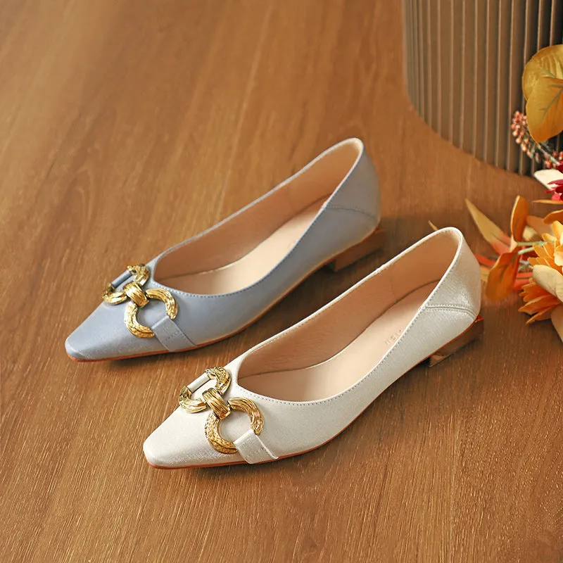 Nude Block Heels Closed Toe Chunky Heel Pumps Women's Comfortable Fashion Women's Shoes