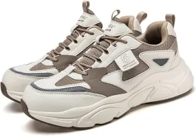 Nutropa Steel Toe Boots for Men, Lightweight Safety Work Shoes, Comfortable Breathable Composite Toe Boots Slip-Resistant Indestructible Shoes