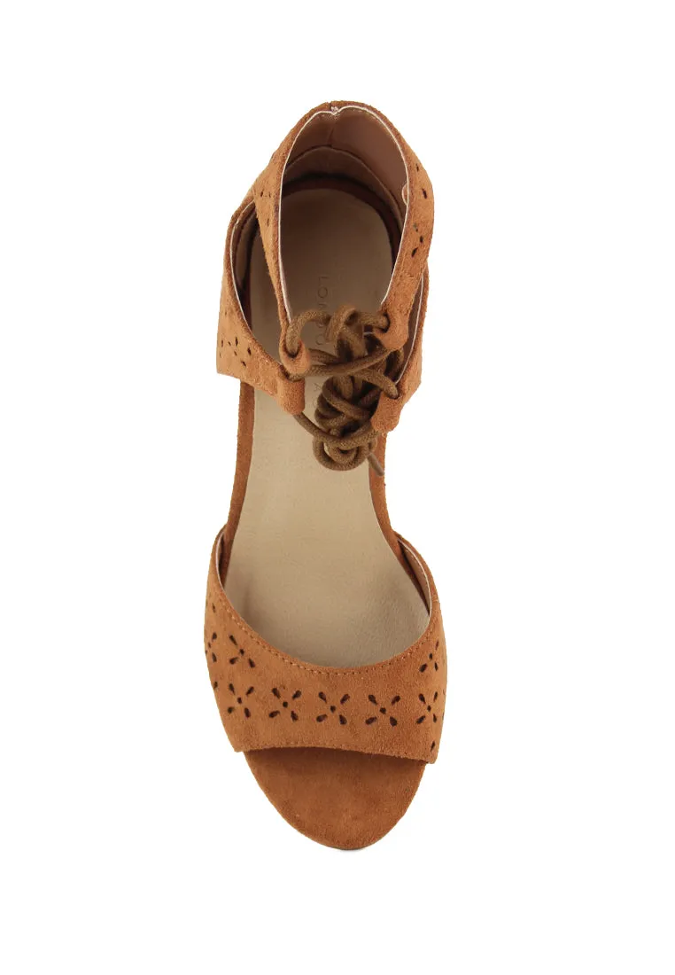 Tan Heels Sandals