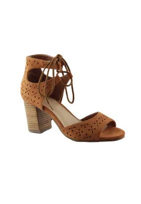 Tan Heels Sandals
