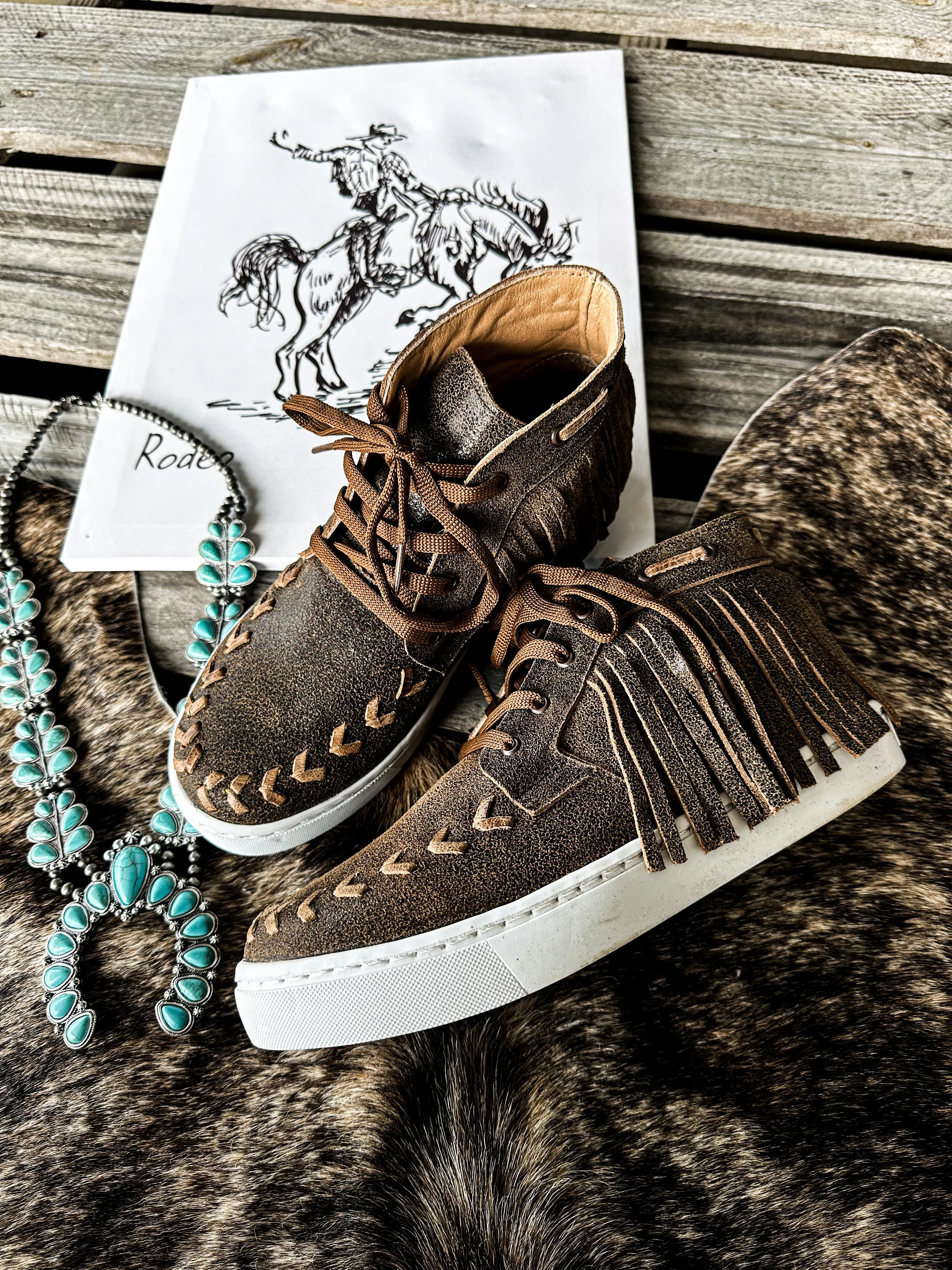 Western Cheyenne Fringe Sneaker