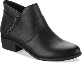 Womens Adelinee Faux Leather Ankle Boots Black 6 Medium (B,M)